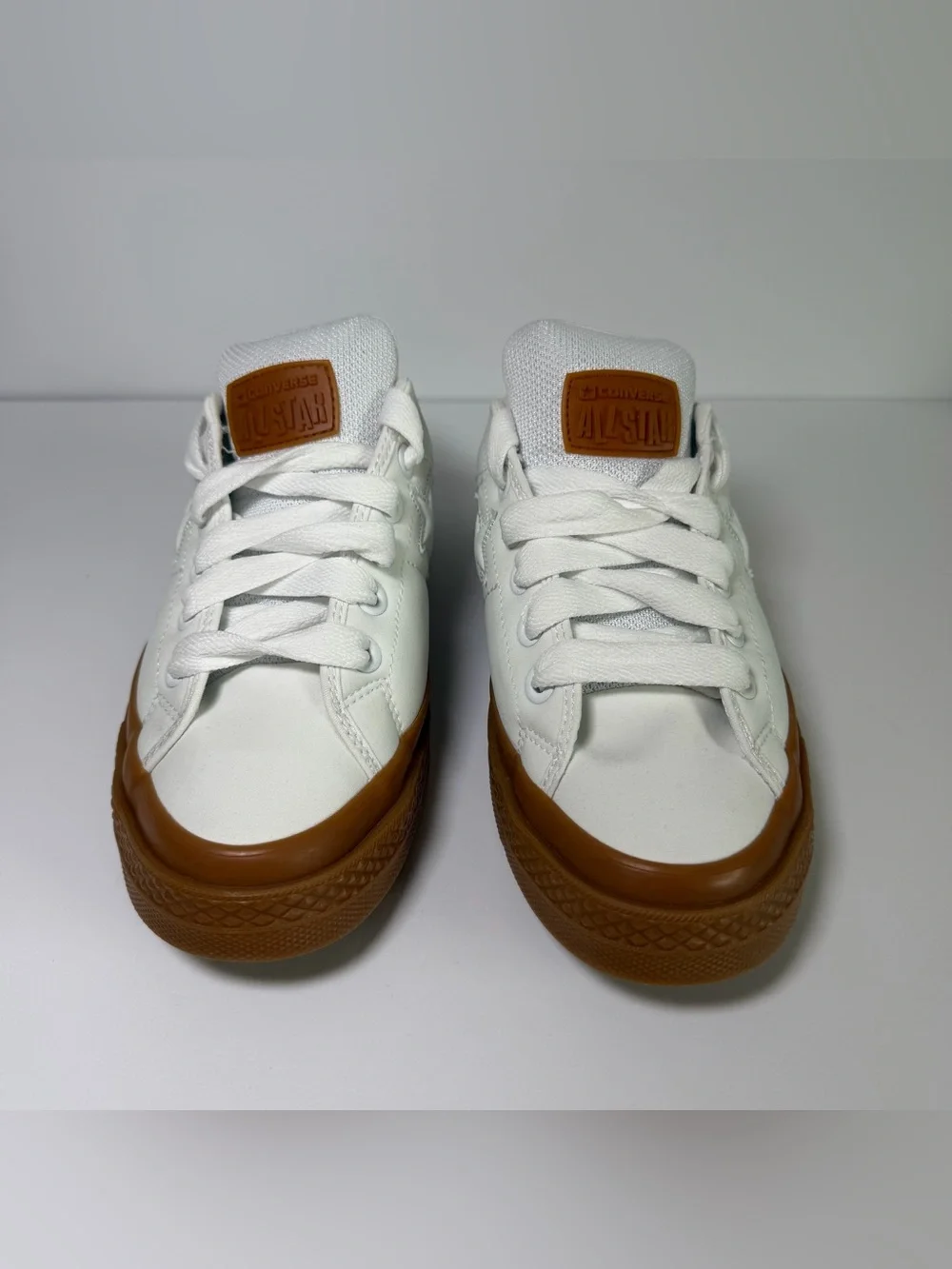 Converse One Star Puff Skate Shoes Sneakers Low Top Kicks Men's White/Gum